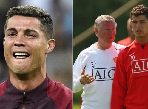 Ronaldo bật khóc trong buổi tập của MU