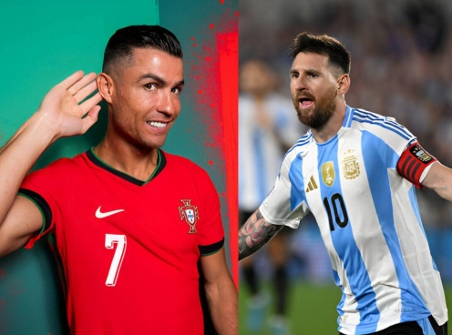 Messi tiếp tục bám đuổi Ronaldo