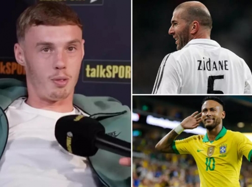 Cole Palmer đưa ra lựa chọn giữa Zidane và Neymar