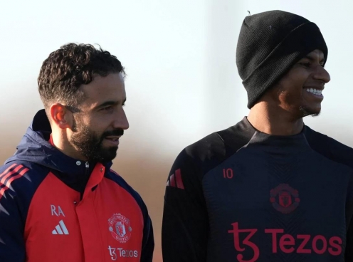 HLV Amorim 'nắn gân' Rashford tại MU