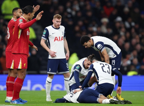 Ngôi sao Tottenham chấn thương kinh hoàng trong trận gặp Liverpool