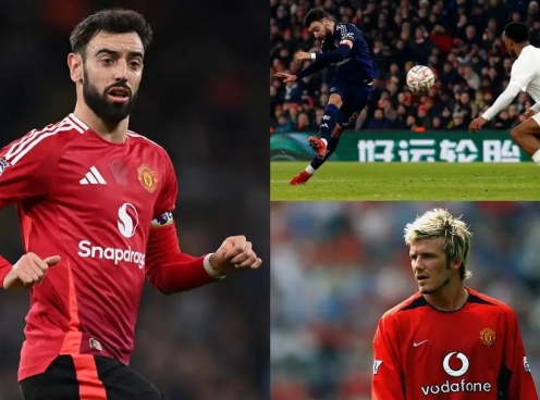 Bruno Fernandes phá vỡ kỷ lục của Beckham tại MU