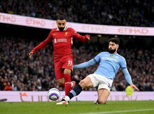 Trực tiếp Man City 0-1 Liverpool: Salah tỏa sáng