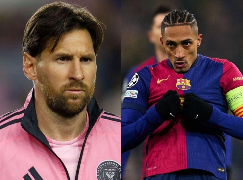Raphinha chính thức vượt mặt Messi tại Cúp C1, nhưng vẫn kém Ronaldo