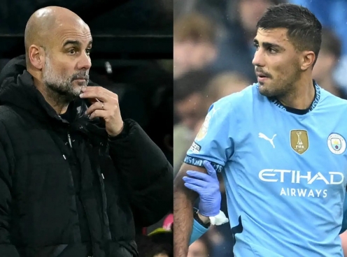 Pep Guardiola bất ngờ chọn người thay thế Rodri tại Man City