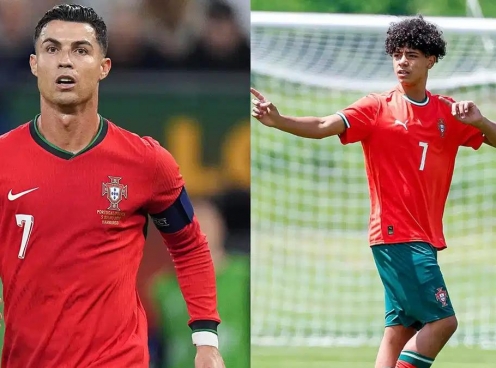 Xuất sắc lập cú đúp, Ronaldo Jr giúp Bồ Đào Nha lên ngôi vô địch