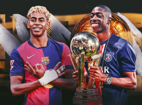Quả bóng vàng 2025: Yamal vượt mặt Dembele