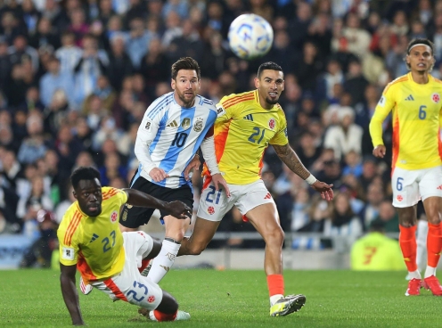 Messi im tiếng, Argentina chật vật thoát hiểm trước Colombia
