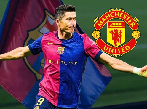 Thay thế Lewandowski, Barca bất ngờ chọn mua tiền đạo của MU