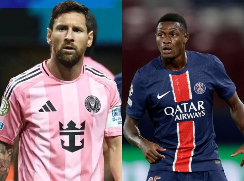 'Quái vật' Nuno Mendes bị Messi đánh bại