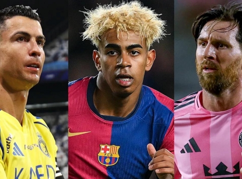 Thành tích của Yamal ở tuổi 18 so với Ronaldo và Messi nói lên tất cả