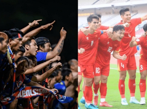 CĐV Thái Lan phản ứng bất ngờ sau chiến thắng của U23 Việt Nam