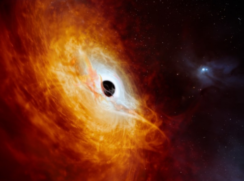 Hố đen vũ trụ khổng lồ sáng hơn Mặt trời 500 tỷ lần, nuốt chửng - thiêu đốt mọi thứ