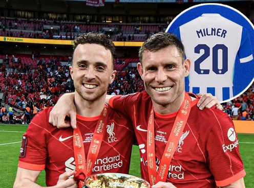 James Milner làm hành động đặc biệt tưởng nhớ Diogo Jota