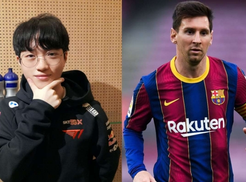 LMHT: Keria hóa ra là fan cuồng của Messi, mặc cả áo đấu của PSG lên livestream