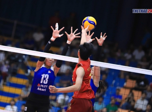 Trực tiếp bóng chuyền nữ Việt Nam vs Philippines, 19h00 hôm nay 29/6