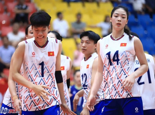 Trực tiếp bóng chuyền nữ U21 Việt Nam 1-2 U21 Thái Lan: Việt Nam gặp khó