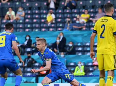 Video Thụy Điển 0-1 Ukraina: Sao Man City vô lê đẳng cấp