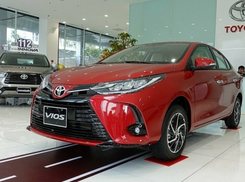 Giá lăn bánh Toyota Vios 2021 sau khi được hỗ trợ lệ phí trước bạ