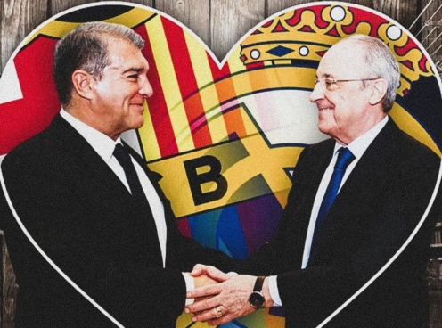 Chủ tịch Perez phát biểu 'bất ngờ' về Barca trước thềm La Liga khởi tranh