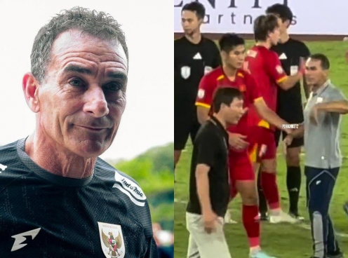 HLV U23 Indonesia hành động không đẹp với HLV Kim Sang Sik