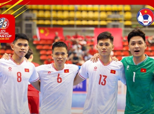 ĐT futsal Việt Nam thắng nhọc nhằn Trung Quốc