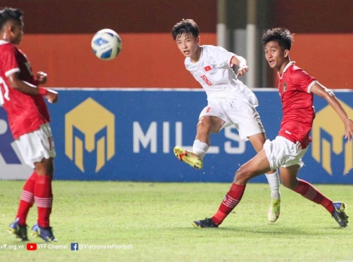 Trực tiếp U16 Việt Nam 0-1 U16 Indonesia: U16 Việt Nam bị thủng lưới