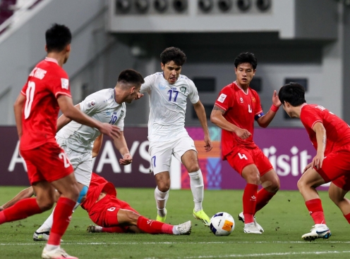 Trực tiếp U22 Việt Nam 0-0 U22 Uzbekistan: Căng thẳng