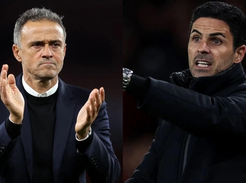 HLV Enrique phản pháo Arteta về phát ngôn Arsenal tốt hơn PSG