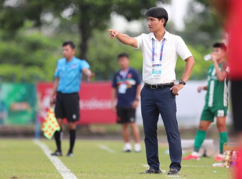 HLV Bình Phước chỉ thẳng mục tiêu duy nhất trận play-off gặp Đà Nẵng