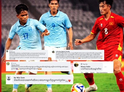 CĐV Campuchia phản ứng bất ngờ sau trận thua U23 Việt Nam