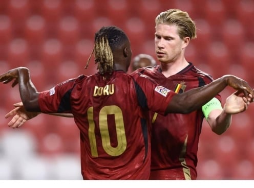 De Bruyne lập cú đúp, Bỉ khởi đầu Nations League thuận lợi