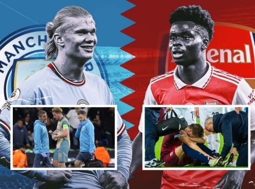 Trận Man City và Arsenal nguy cơ vắng 9 ngôi sao