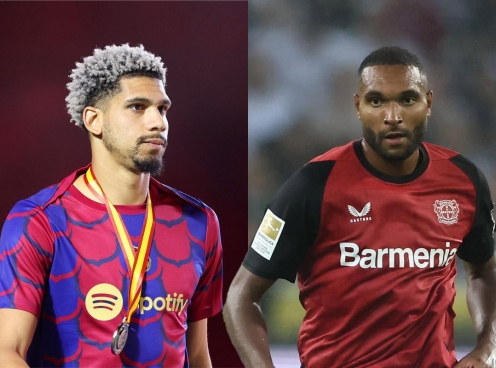 Araujo bực tức khi Barca chiêu mộ Jonathan Tah