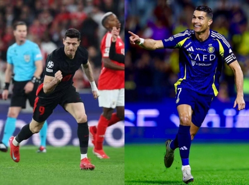 Lewandowski san phẳng kỷ lục của Ronaldo tại cúp C1