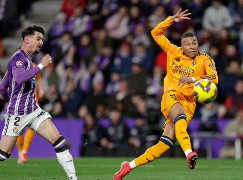 Mbappe lập hat-trick, Real Madrid thắng đậm Valladolid