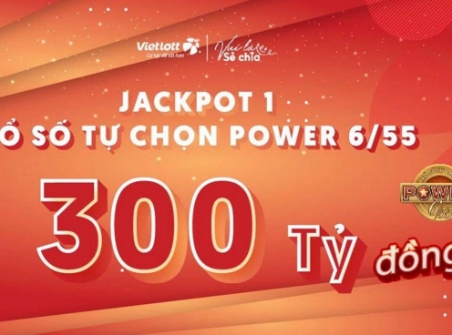Vietlott Power 6/55 chạm mốc 300 tỷ đồng, tạo cơn sốt vé số chưa từng có