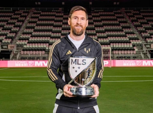 Vừa trở lại MLS, Messi lập tức nhận danh hiệu