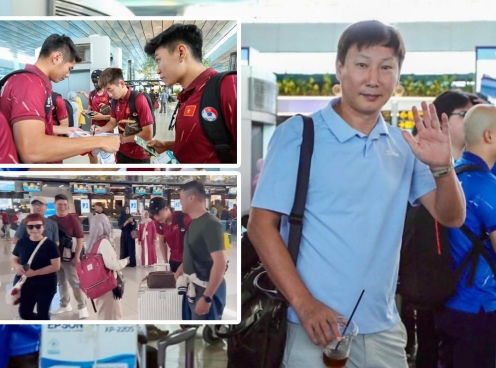 U23 Việt Nam lên đường về nước, gây sốt ở sân bay Indonesia