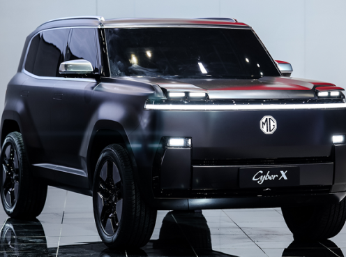 MG Cyber X Concept: SUV điện đậm chất Defender, nổi bật với thiết kế đèn kiểu cổ điển