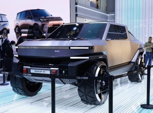 GAC Pickup 01 – Mẫu bán tải điện đậm chất tương lai, tham vọng đối đầu Tesla Cybertruck