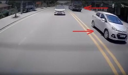 Xe ben lấn làn ngược chiều: Mối nguy tiềm ẩn trên đường phố đông dân cư