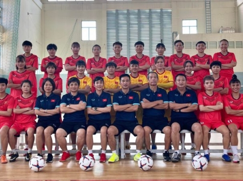 ĐT futsal nữ Việt Nam loại 11 cầu thủ, hướng tới chuyến tập huấn ở Bahrain