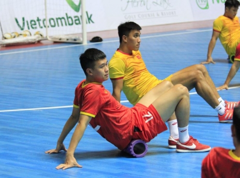 ĐT futsal Việt Nam tập thả lỏng, hướng đến trận đấu gặp Malaysia