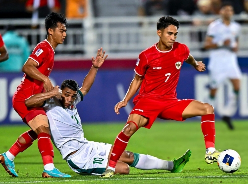 Trực tiếp Indonesia 0-0 Iraq: Đôi công hấp dẫn