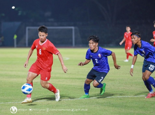 VIDEO: U16 Việt Nam hòa đáng tiếc Campuchia sau trận thắng 15-0