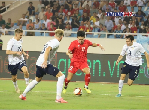 Trực tiếp Việt Nam 0-0 Nga: Thế trận giằng co