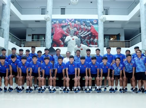 U20 Việt Nam nhận doping tinh thần trước giải AFC trên sân nhà