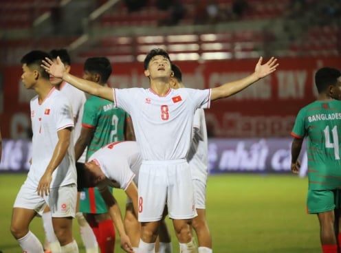 Thắng đậm Bangladesh, U20 Việt Nam vẫn mất ngôi đầu bảng