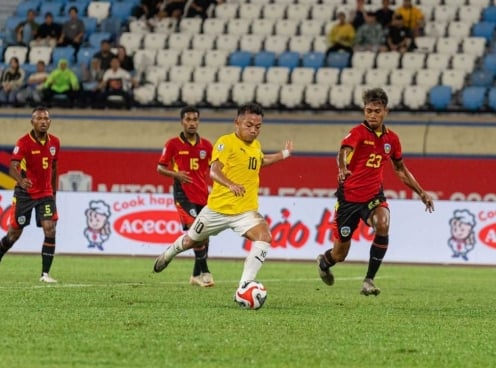 VIDEO: Đông Timor thắng tối thiểu ở lượt đi play-off AFF Cup